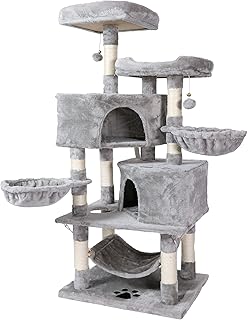 Sponsored Ad - NEGTTE Cat Tree Cat Tower for Indoor Cats, Multi-Level Cat Condo with Sisal Scratching Posts & Perches for ...
