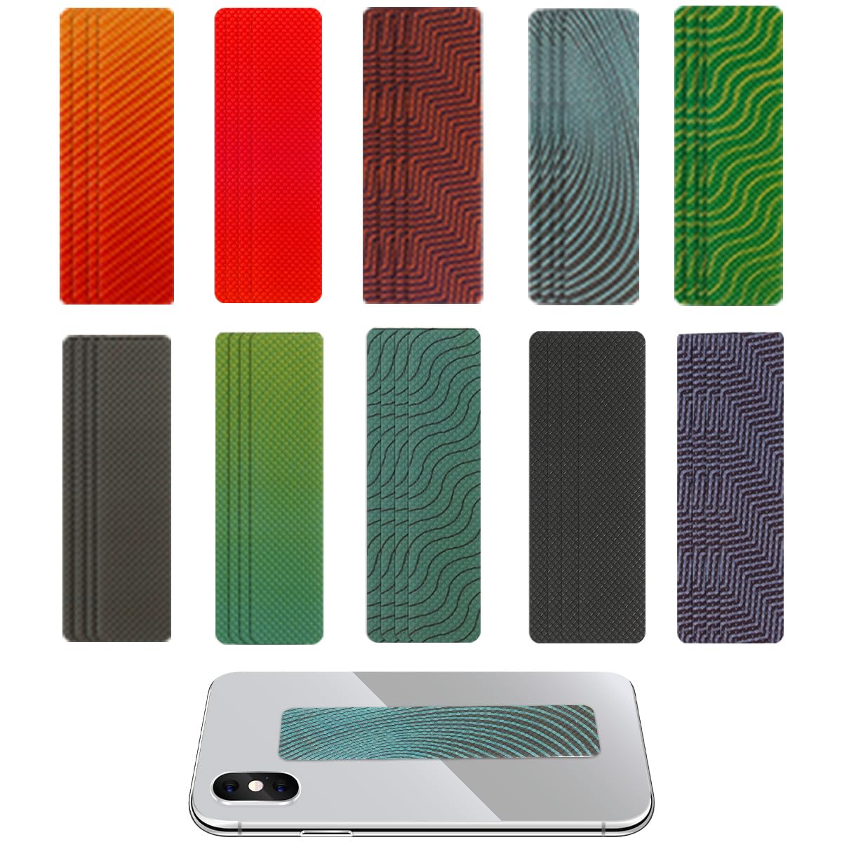 DJAPWPX 40Pcs Calm Stickers Set Portable Tactile Rough Textured Stickers Creative Colorful Sensory Stickers Anti-Stress Calming Stickers for Desk Computer Laptop Water Bottle