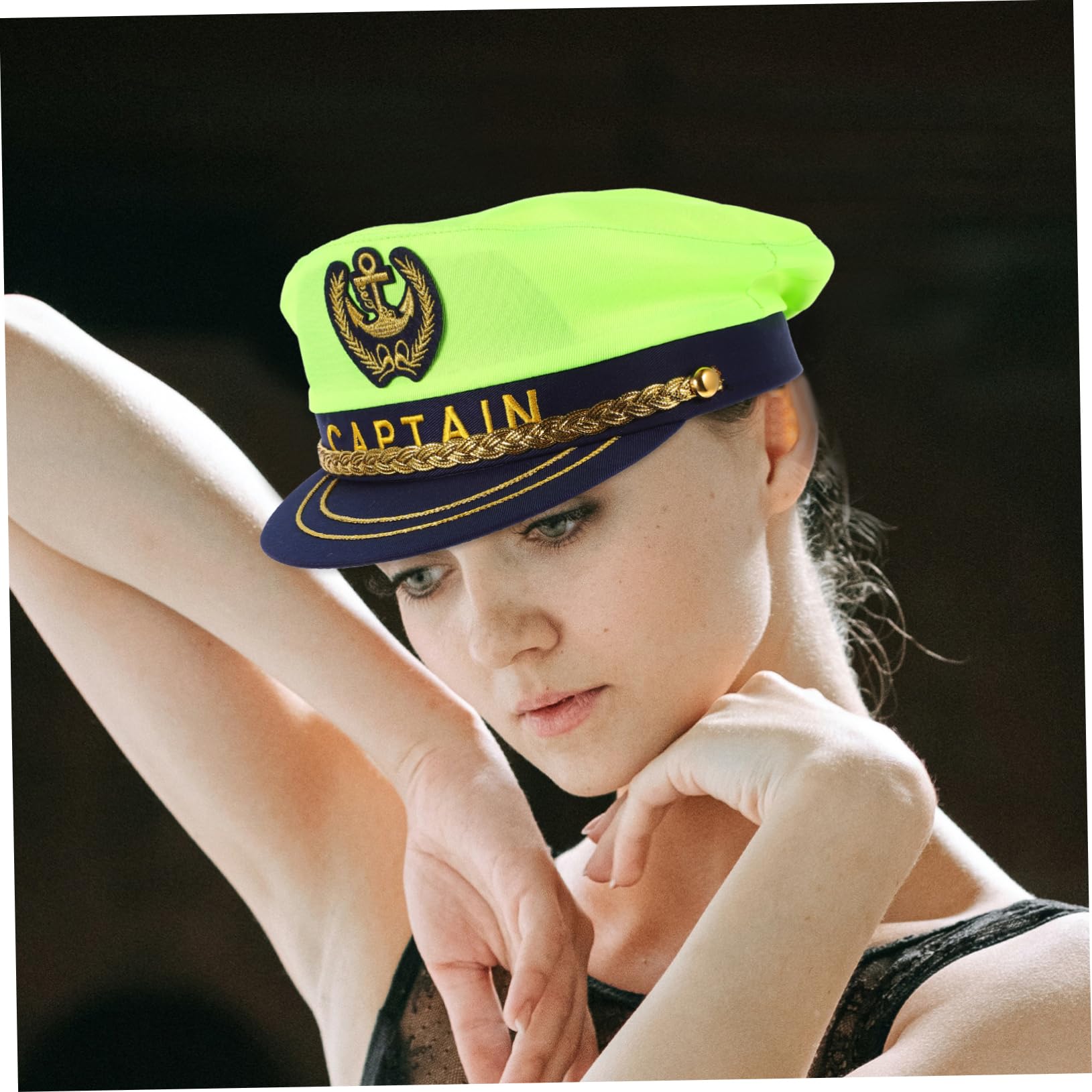 BESPORTBLE Captain Hat for Women/men Boat Captain Hat Sailor Costume Accessory Unisex Party Craftsmanship