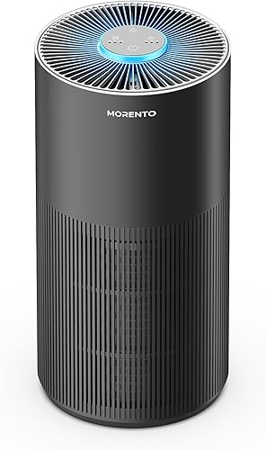 Miniatura 2 de MORENTO KALO - Purificadores de aire para habitación grande con filtro de repuesto para purificador de aire KILO para mascotas, 1 paquete, color