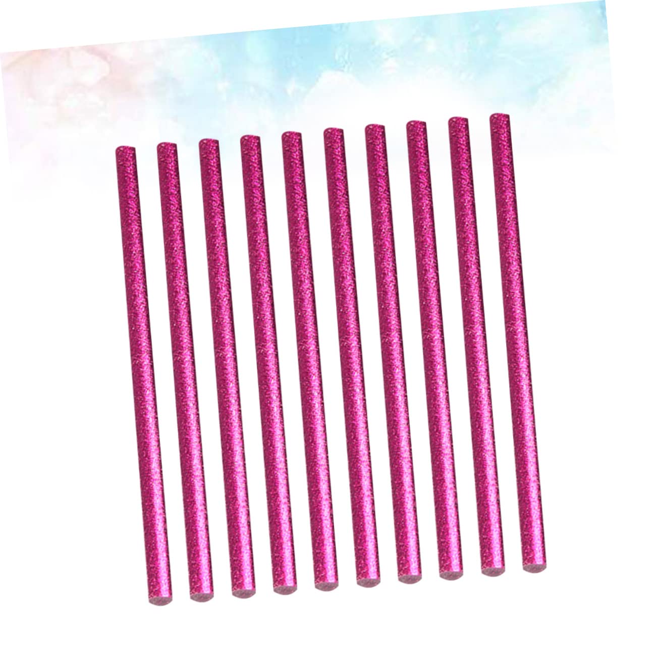 Sewroro DIY Glue Sticks 100 Pack 7x100mm Hot Melt Glue Rods Non-Solvent for Wood Plastic and Electronics Fixation