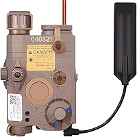 Vista 1 de Airsoft PEQ 15 PEQ Box IR Laser + mira láser roja + linterna LED blanca para AEG GBB CQB