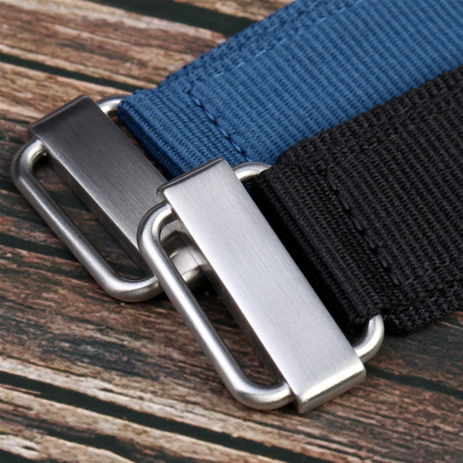 Correa de Reloj de Nailon de 22mm y 24mm para Tudor BR, Cierre de Gancho y Bucle, Correa Deportiva con Hebilla de Acero, Negro y Azul