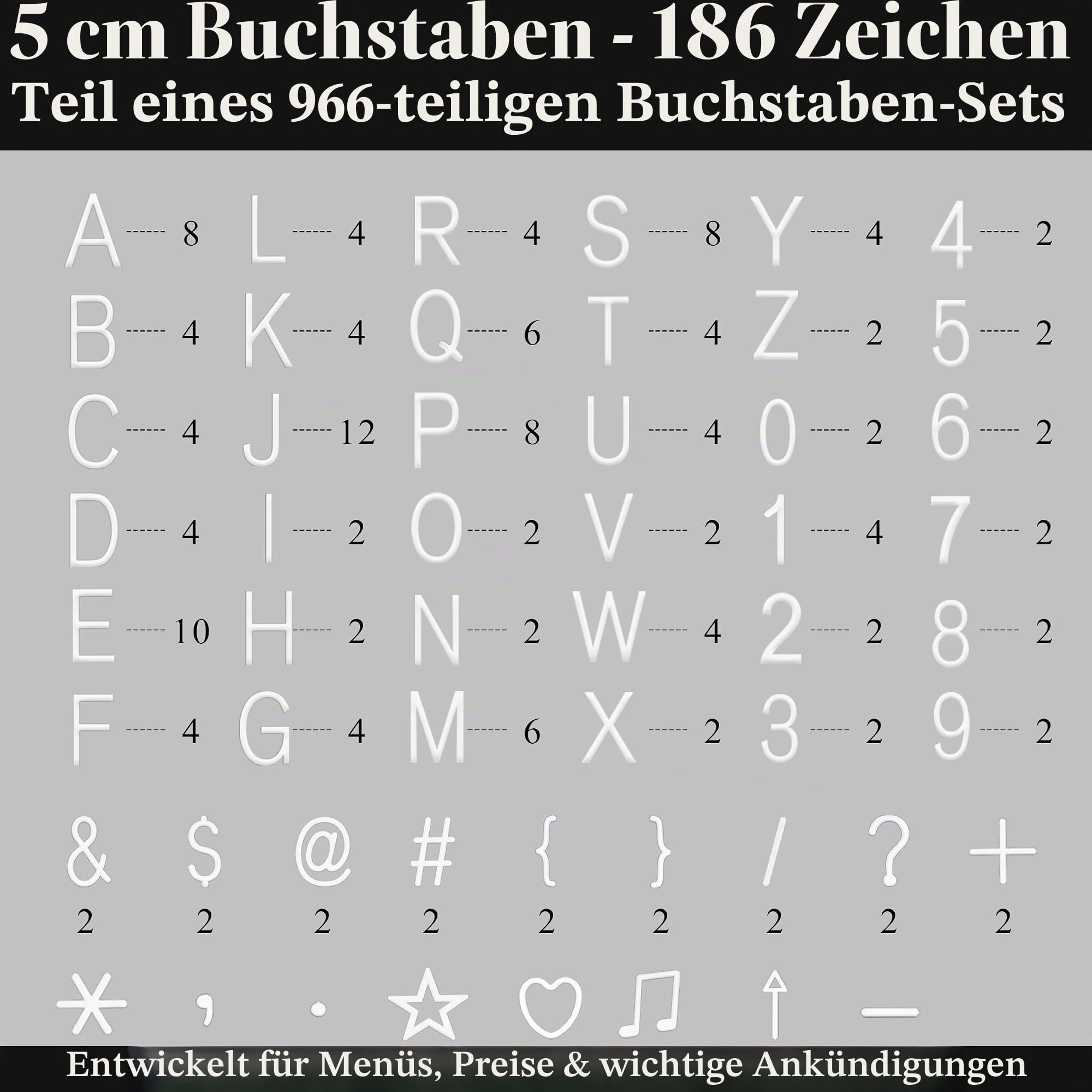 Letter Board 61 x 76 cm Dunkelgrau Filz-Buchstabentafel mit austauschbaren Buchstaben Wandmontage