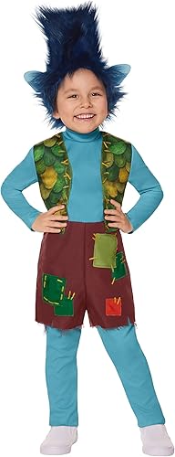 Spirit Halloween Disfraz de rama de Trolls para niños pequeños, con licencia oficial, disfraz de cosplay, disfraz teatral