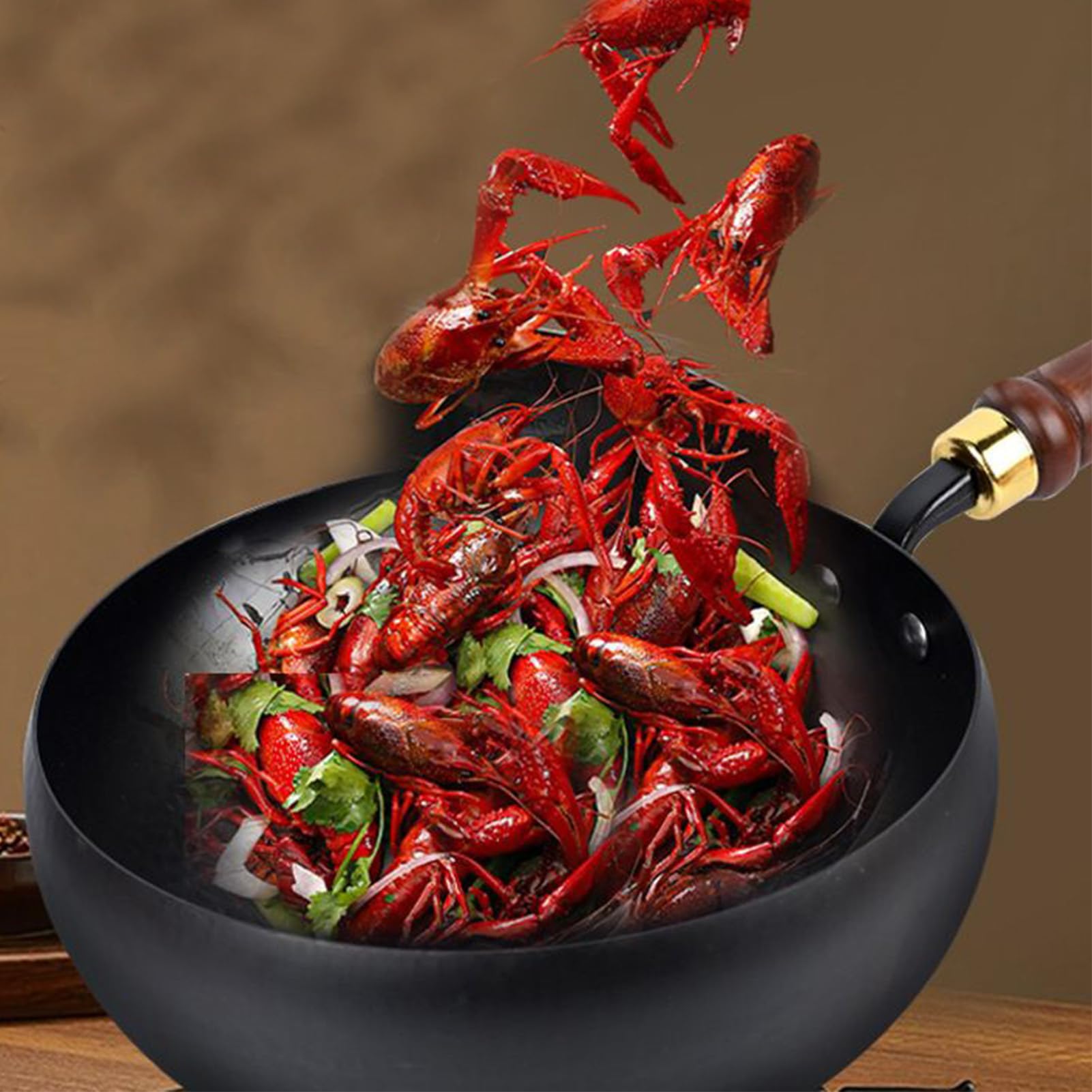 Cucina - Tradizionale In Ferro Stufa Ergonomico In Ferro Non Rivestito Con Coperchio, Stufa Da Cucina Affidabile, Attrezzature Da Cucina Durevole | Per La Casa, L'Esterno, I Ristoranti
