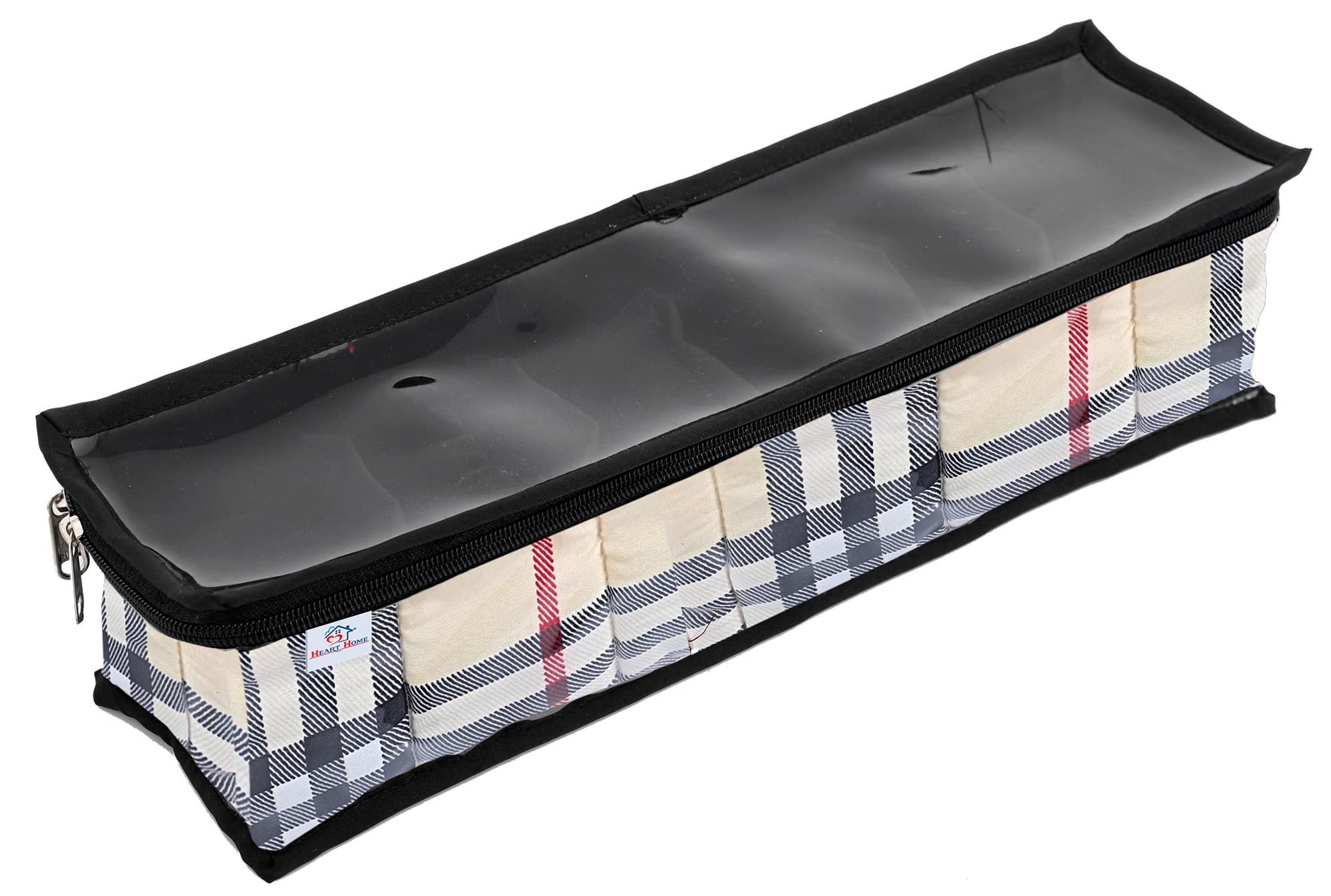 Heart Home Check Design 6 Roll Watch Storage Box Display Case Organizer with Tranasparent Window (Cream), Pack of 1 (B092J1SKJB) Amazon Price History, Amazon Price Tracker