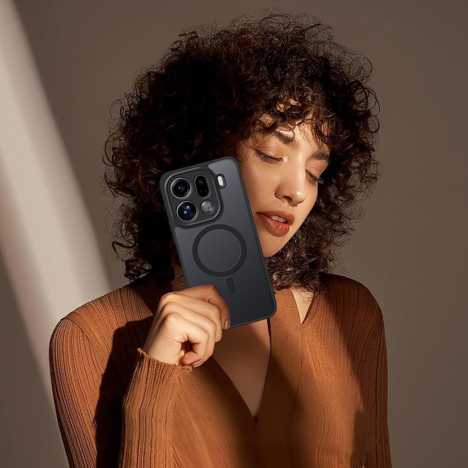 Tawarror Magnetyczne etui do Oppo Find X9 Pro 5G, kompatybilne z Magsafe, matowe, półprzezroczyste etui na telefon komórkowy, tylna strona z poliwęglanu, odporne na zarysowania, miękkie etui ochronne