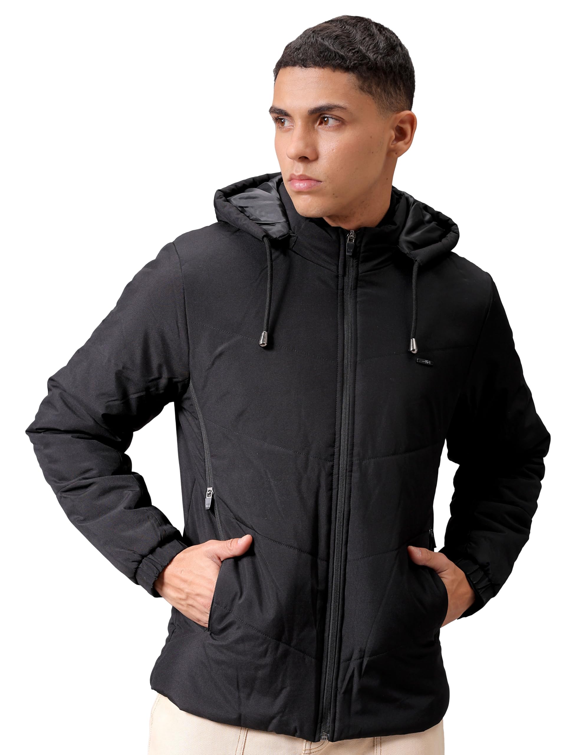 the indian garage co Men's Polyester Regular Puffer Jacket-picture-30