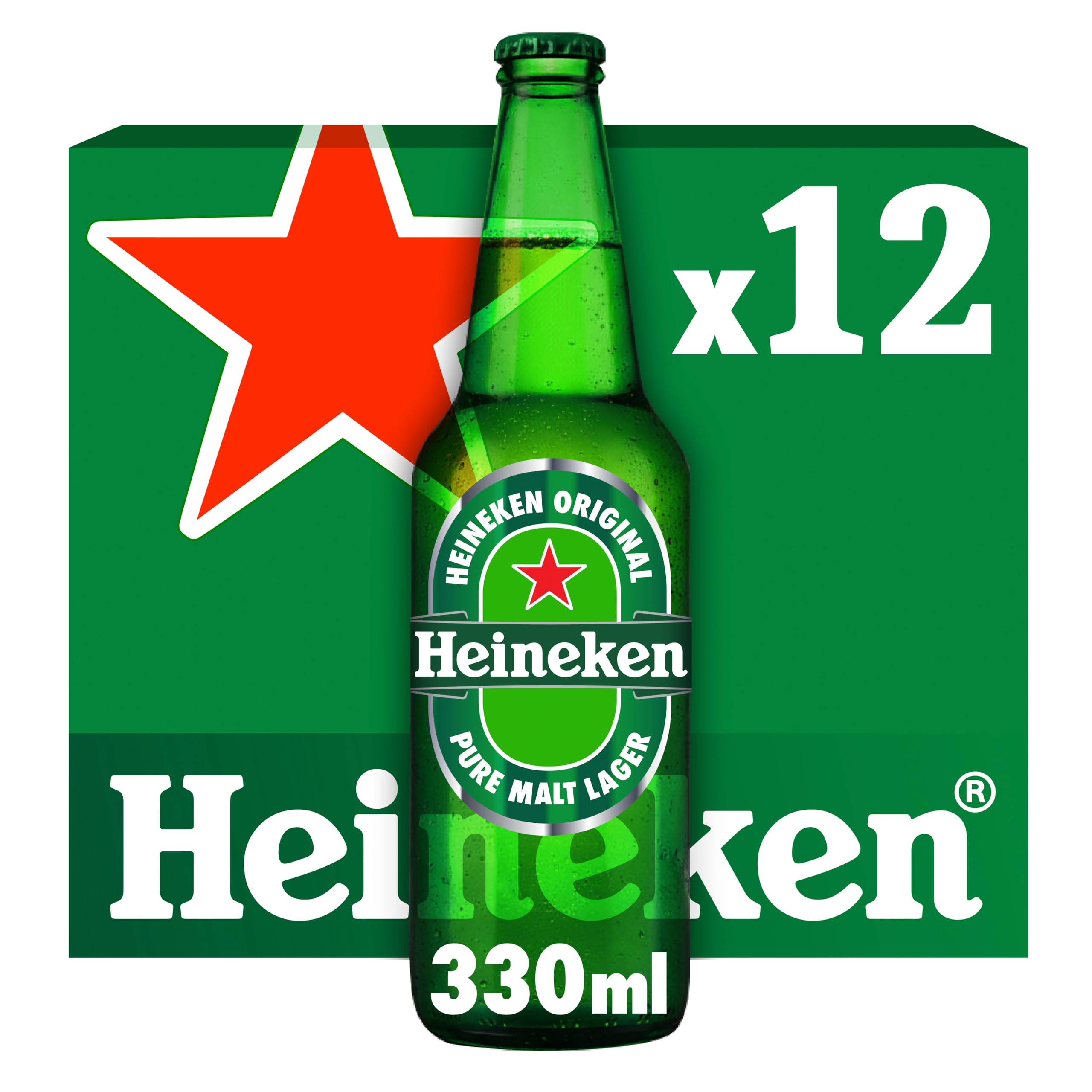 Heineken Premium Lager Beer 12 x 330ml