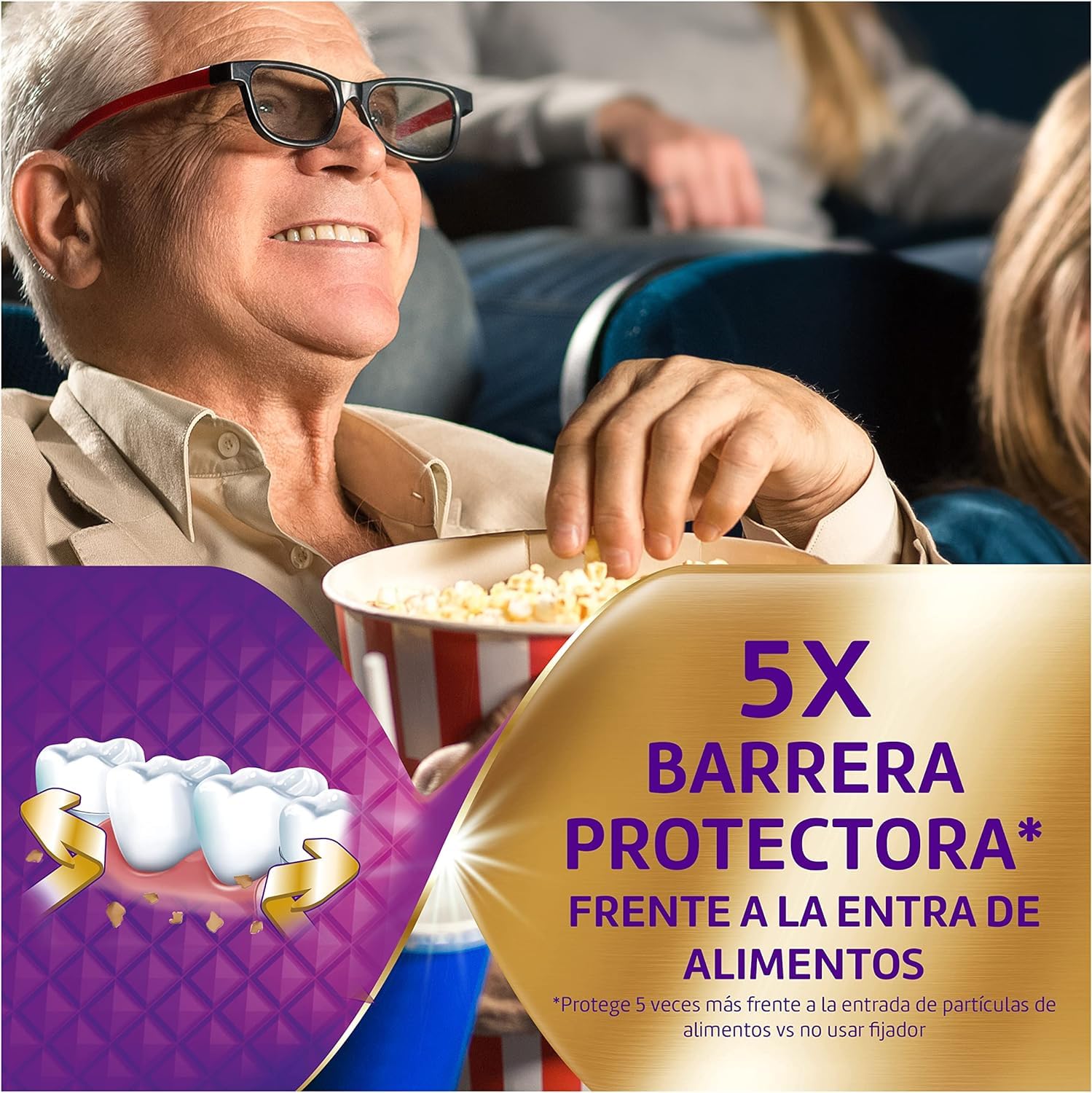 Corega Max Fijación+ Sellado, Máximo Sellado, Crema Fijadora Para Prótesis Dentales, Hasta 12 Horas de Fijación, 4x70 g