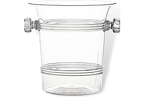 Crystal Clear Ice Bucket: Your Party's Coolest Companion