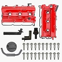 MITZONE Aluminum Valve Covers Left & Right for Nissan 350Z G35 FX35 Infiniti M35 VQ35DE 3.5L OEM 13264-AM600/AM610