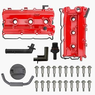 MITZONE Aluminum Valve Covers Left & Right for Nissan 350Z G35 FX35 Infiniti M35 VQ35DE 3.5L OEM 13264-AM600/AM610