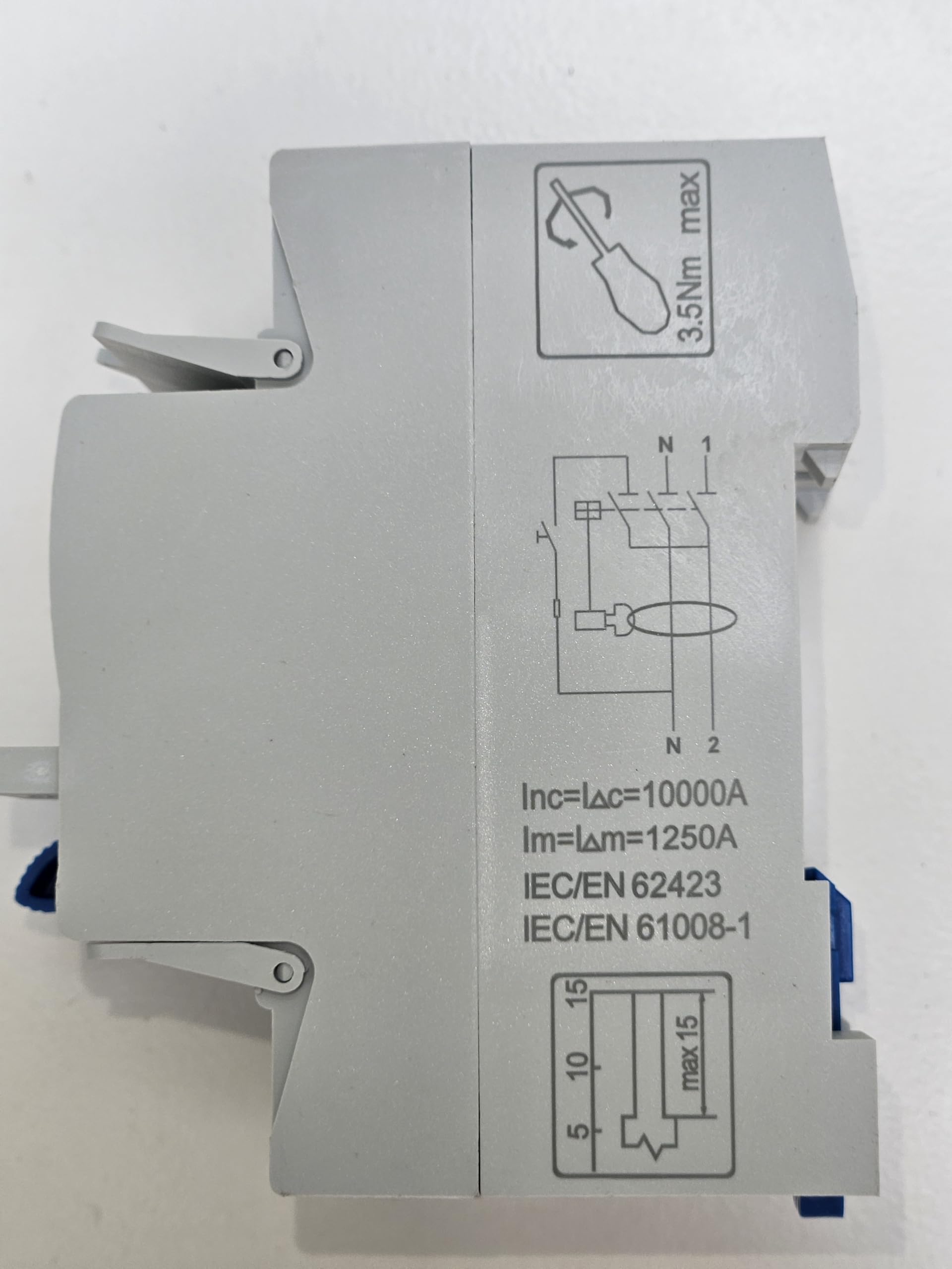 Differenziale Type F-SI |40 ampere|30mA|2 poli (N+F)| con certificazioni ufficiali e C E | (Type F-SI riarmante 40A 30mA)