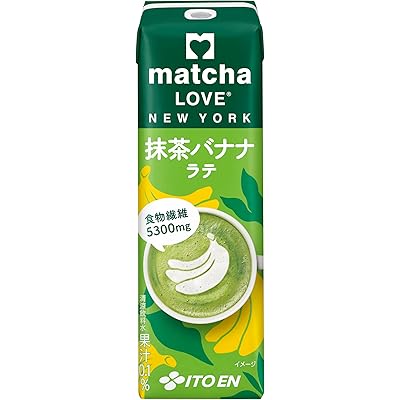 伊藤園 抹茶バナナラテ 240ml×24本 紙パック matcha LOVE NEW YORK