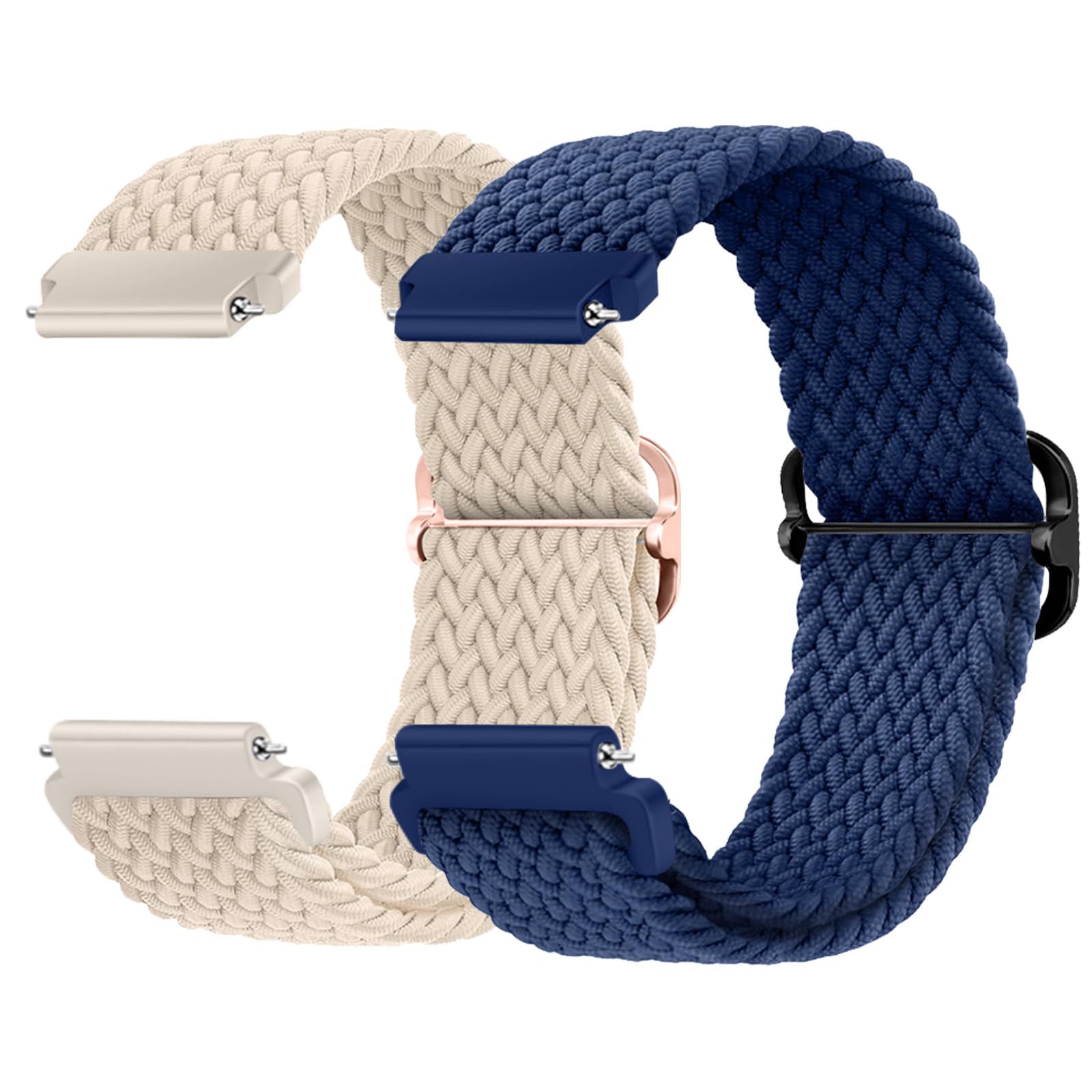 MaEiol 22mm Armband Nylon Geflochtenes für Huawei Watch GT 6 Pro/GT 6/GT 5 Pro/GT 5/4 46mm /Huawei Watch 5/4 46mm /Ultimate 2 / Garmin Venu 4/3 45mm / Garmin Forerunner 570 47mm /Forerunner 265/255