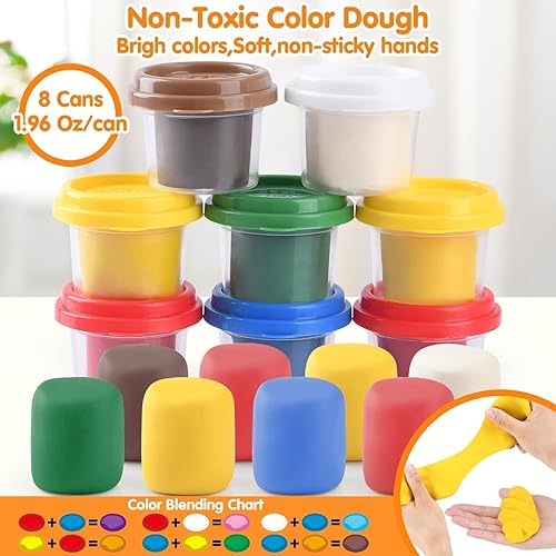 Miniatura 2 de PLAY Juegos de masa de color para niños de 4 a 8 años, juego de cocina para hacer helados, juego de masa para niños de 2 a 4 años, manualidades,
