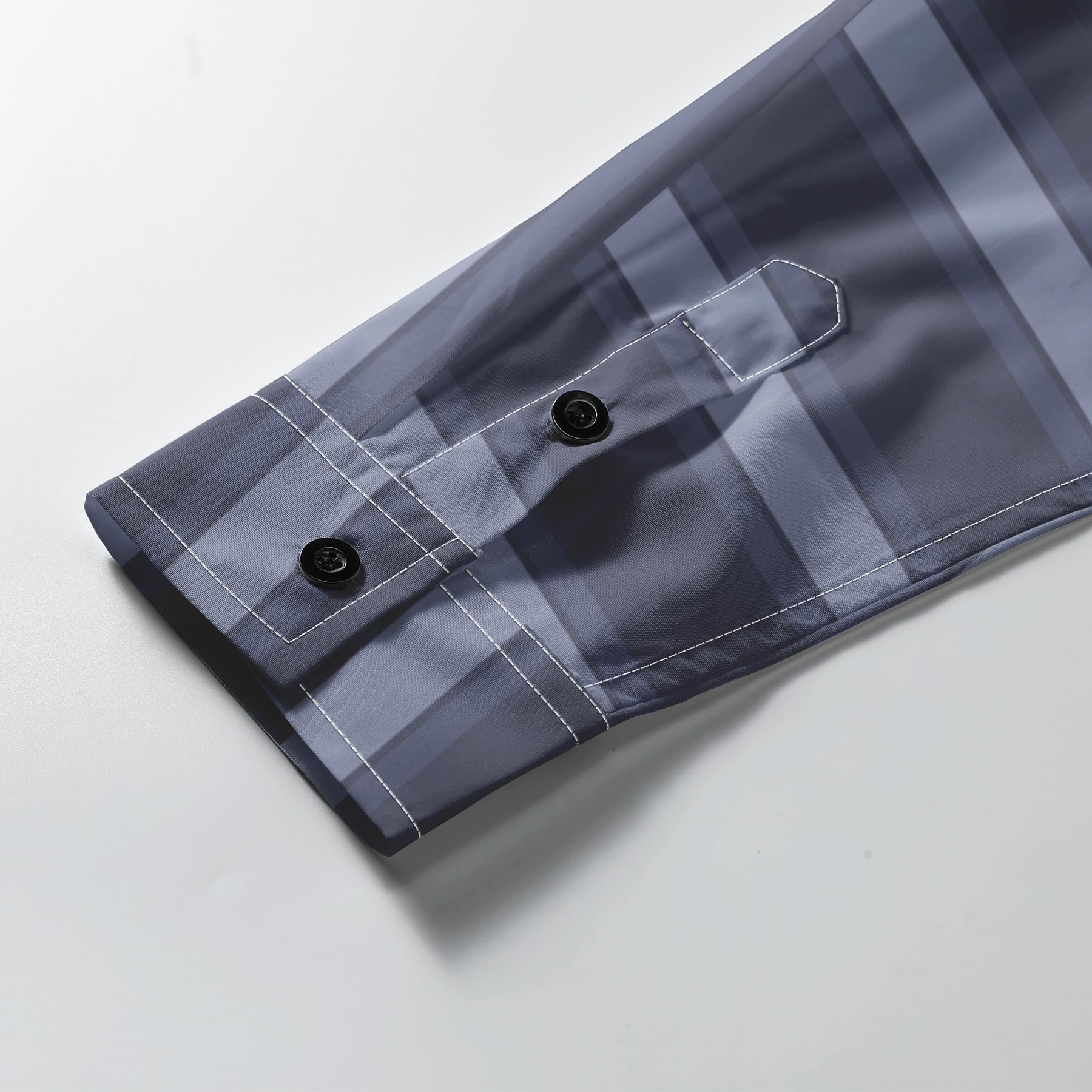 Allthemen Camicia da Uomo Maniche Lunghe Elegante Shirt Bottoni Estiva Slim Fit Tops Stampata Casual