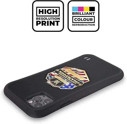 Miniatura 2 de Head Case Designs Funda híbrida con licencia oficial de WWE Estados Unidos Champion Title Belts compatible con Apple iPhone 11
