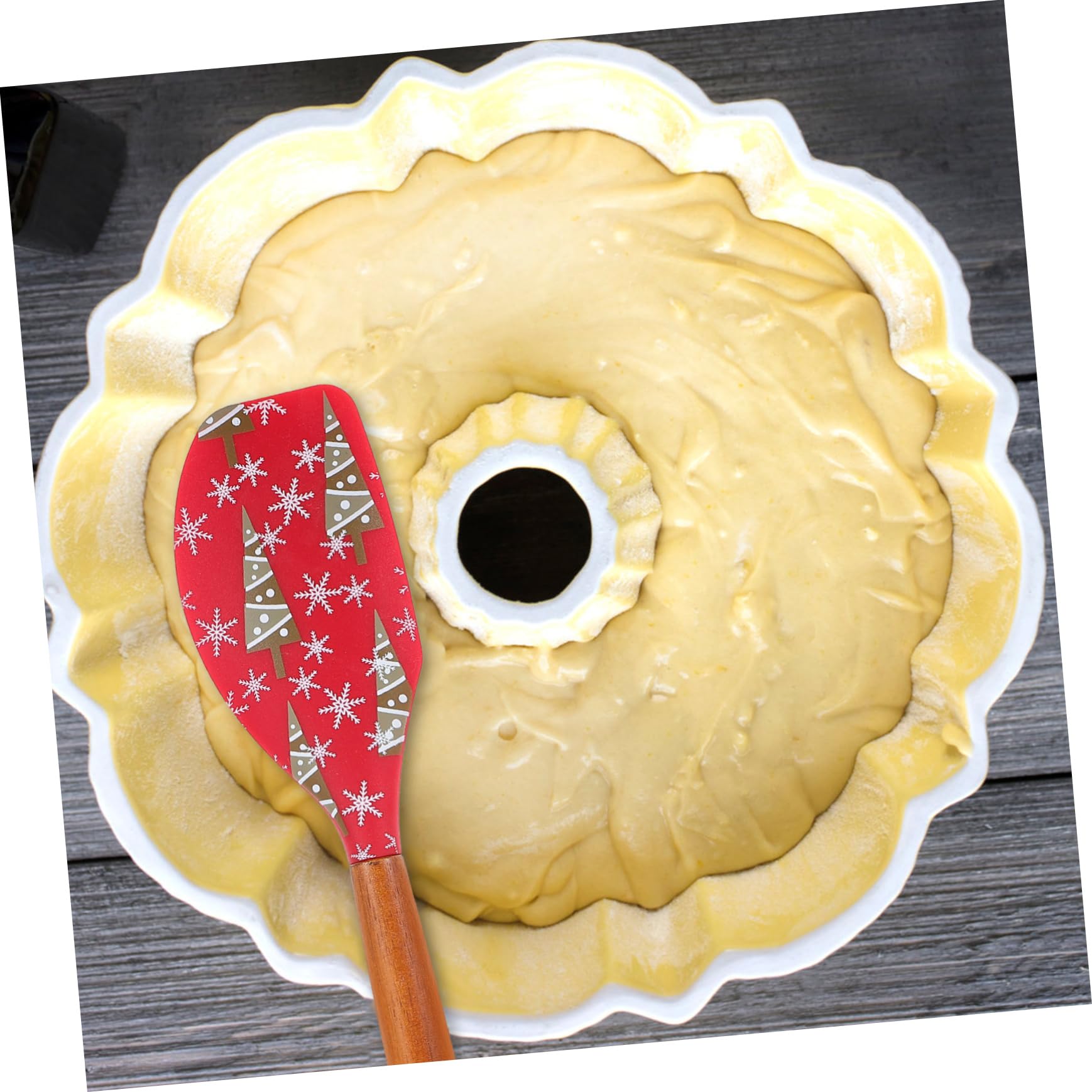Cabilock 5 Ensembles Spatule En Silicone De Noël Frit Cuisson Ustensile De Cuisine Accessoire Cuisine Raclette Aide De Cuisine Spatule À Beurre Brosse À Pâtisserie Ergonomique 2 Pièces * 5
