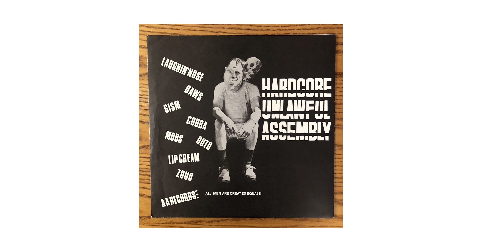 ハードコア不法集会　ポスタージャケット　アナログ ハードコア不法集会」CDも発売決定!! LPと同一ポスタージャケット仕様
