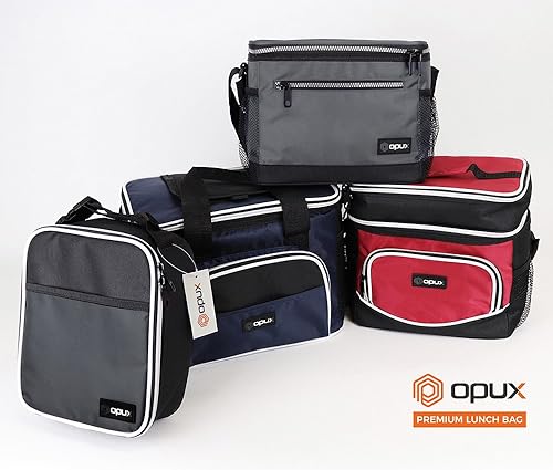 Miniatura 7 de OPUX - Fiambrera de alta calidad, aislada para hombres y mujeres adultas, resistente al almuerzo escolar para niños, niñas, niños  Bolsa de almuerzo