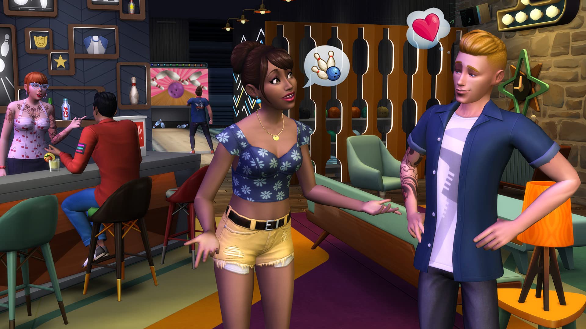 Die Sims 4 Bundle - Großstadtleben, Gaumenfreuden, Bowling Accessoires DLC | PC Download - Origin Code