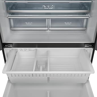 Thor Kitchen Gordon Ramsay 36 Inch 20.3 cu ft French Door Counter Depth Refrigerator with Ice Maker in Black/Rose Gold
