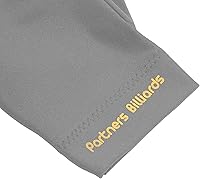 Vista 8 de Guantes de piscina, 3 dedos, duraderos, universales, para billar, para la mano izquierda (gris oscuro)