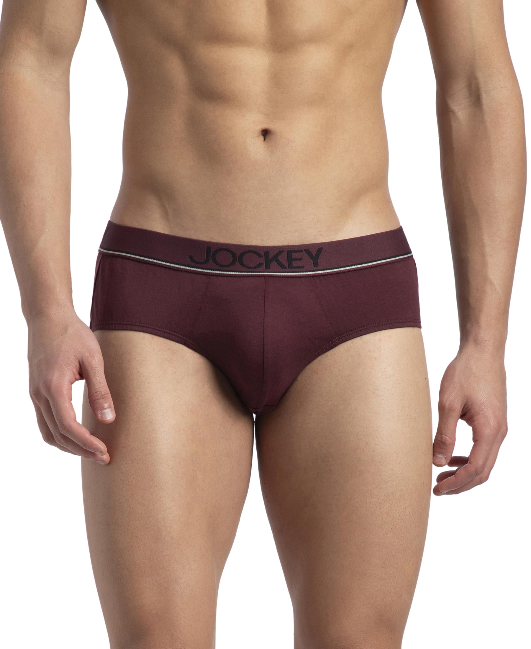 8037 Men's Super Combed Cotton Solid Brief with Ultrasoft Waistband-image-18