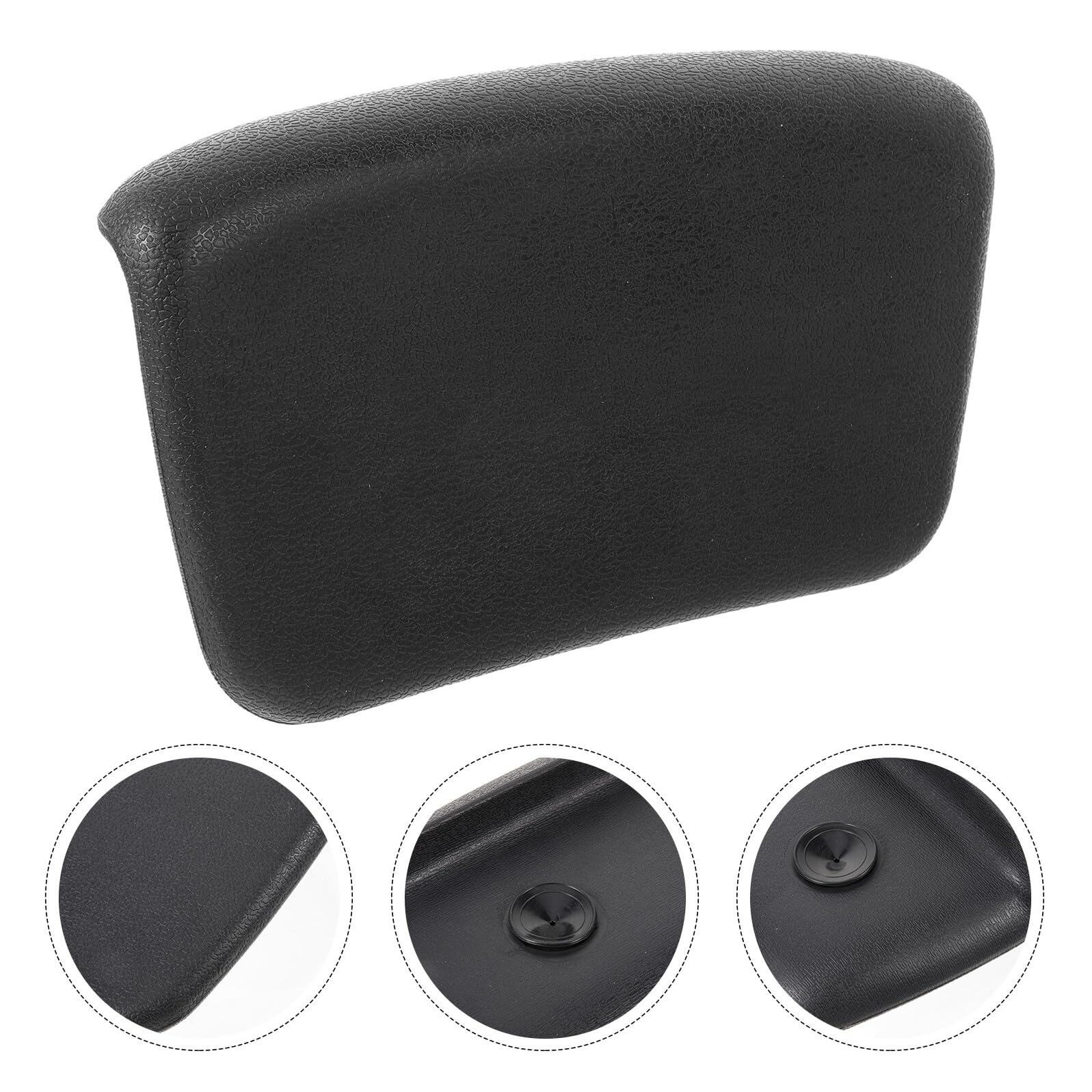 TOPBATHY Almohada Reposacabezas Cómodo y Transpirable Ventosas Antideslizantes de Bañera Hogar de Cuero PVC para Baño Relajante en Casa