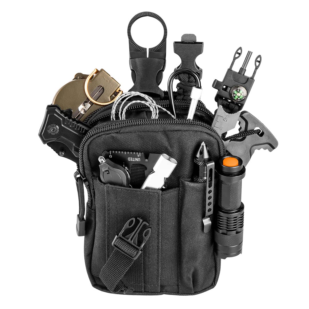 NEO TOOLS Kit de supervivencia regalos para hombres papá novio - regalos padre marido día del padre, ideas regalos de cumpleaños hermano, equipo de supervivencia al aire libre