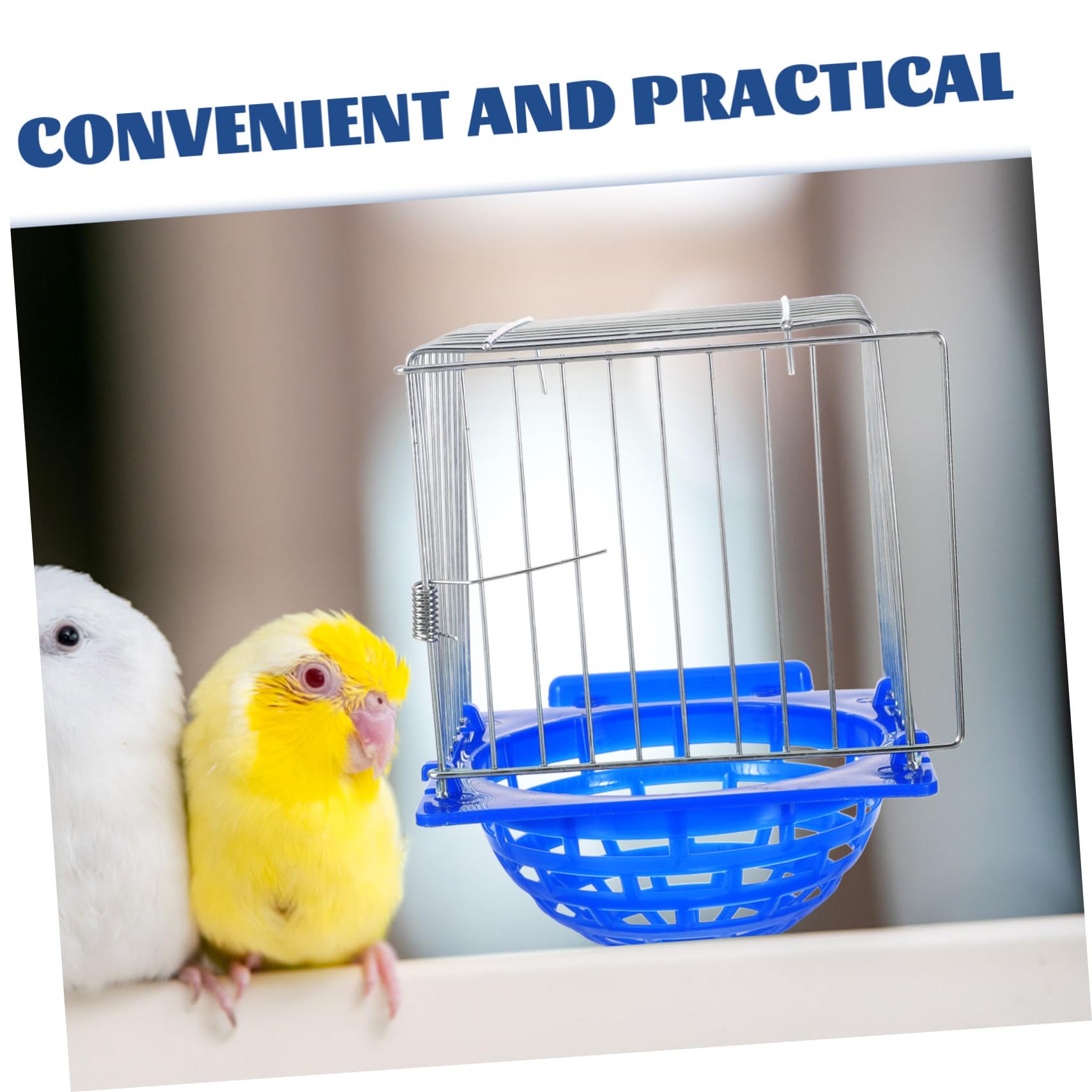 VICASKY 4 Pièces Nid Délevage pour Oiseaux Finch et Canaris Bassin Robuste et Confortable Favorise la Nidification Naturelle Adapté Aux et Moyennes Cages Matériau Résistant et Sécuritaire