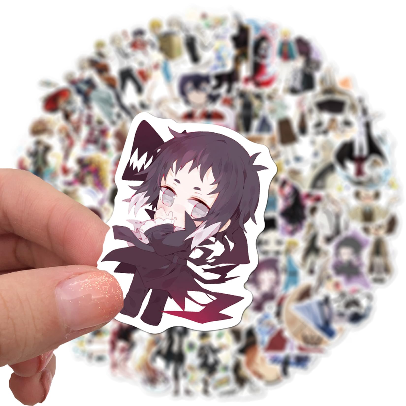 Autocollants Bungo Stray Dogs – Lot Déco Pour Skate, Ordi, Bagages (neufs)