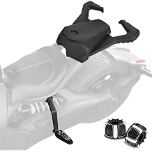 Rear Passenger Seat Bundles with Passenger Footpegs and Aluminum Weighted Handlebar End Caps For Can Am Ryker Series Accessories