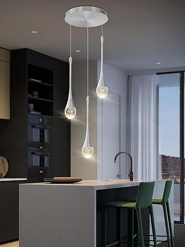 Miniatura 17 de Candelabro Moderno de 138'', 20 Luces, Lámpara Colgante Moderna Negra, Candelabro Grande para Escalera, Vestíbulo, Sala de Estar, Dormitorio