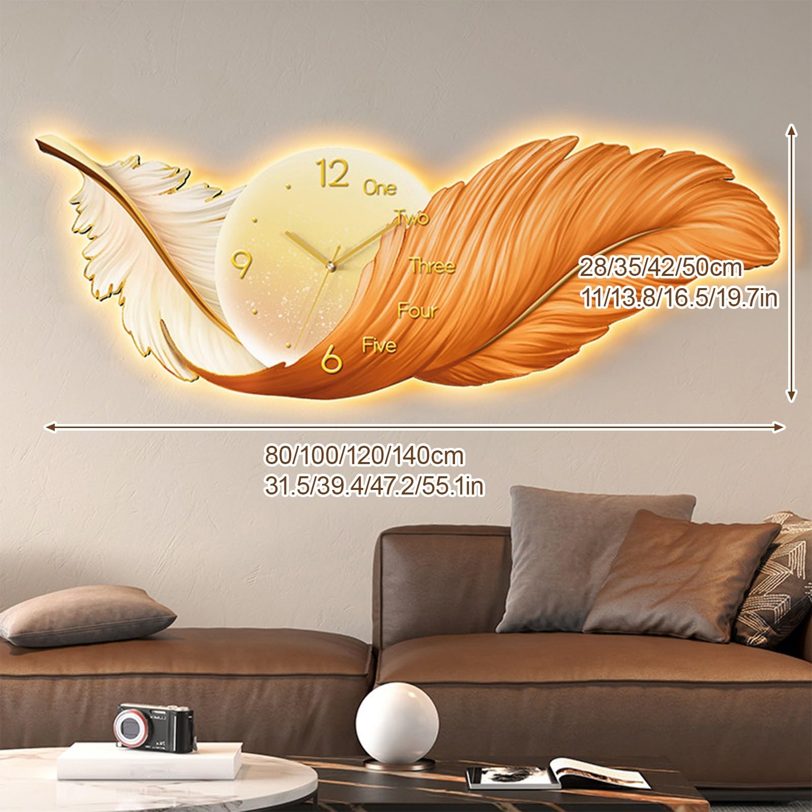 Reloj de pared LED, moderno, funciona con pilas, reloj decorativo para el hogar, sala de estar, dormitorio, oficina, pasillo, diseño 3D