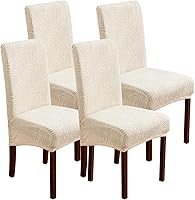 Vista 36 de Fundas para sillas de comedor, fundas para sillas de comedor, fundas elásticas para sillas Parsons, para comedor, cocina, funda protectora