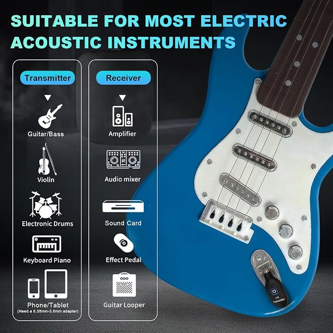 Sistema inalámbrico para guitarra INGPARTNER A12-2 miniatura 4