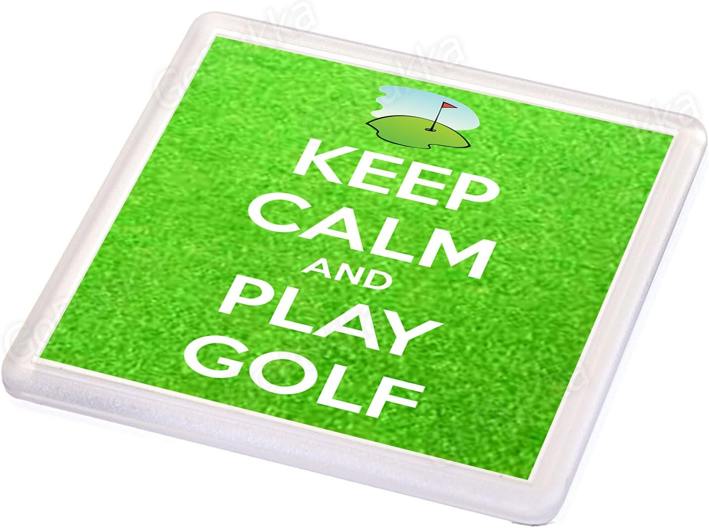 Keep Calm and Play Golf – Coaster