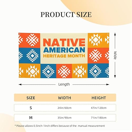 Miniatura 32 de Telones de fondo del mes de la herencia de los nativos americanos para fiestas de vacaciones, fondo de fotografía para interiores y exteriores, Negro