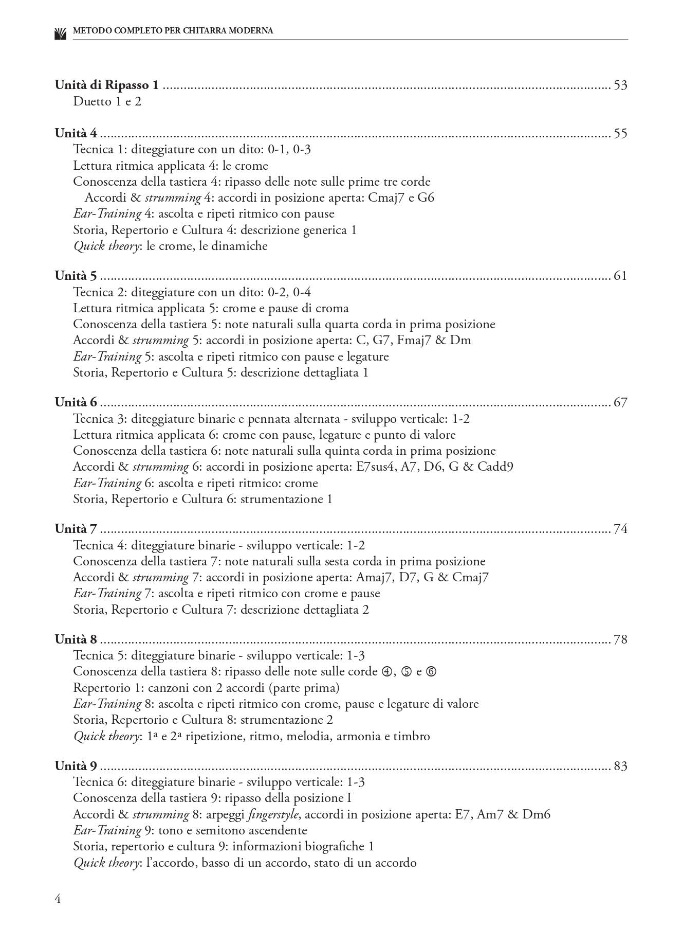 Metodo completo per chitarra moderna. Con ear-training e teoria musicale. Con audio in download (Vol. 1)