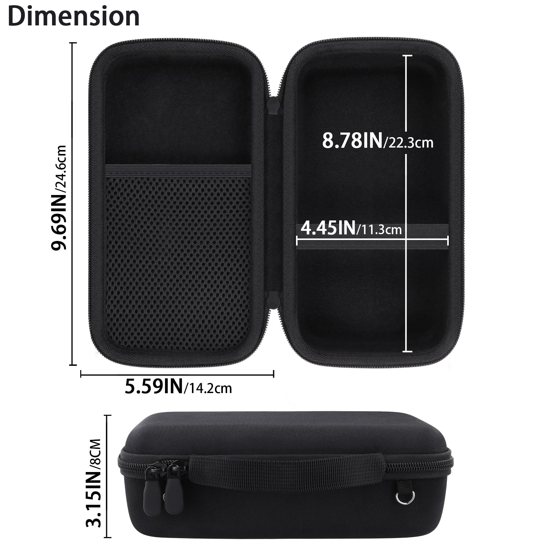 co2CREA Harte Tasche für Bose SoundLink Home Bluetooth Tragbaren Lautsprecher Case Etui Tragetasche, Nur hülle