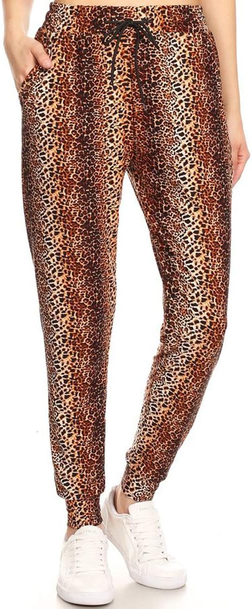 Leggings Depot Premium Women's Joggers Popular Print High Waist Track Pants(S-XL) BAT2 - Image 2