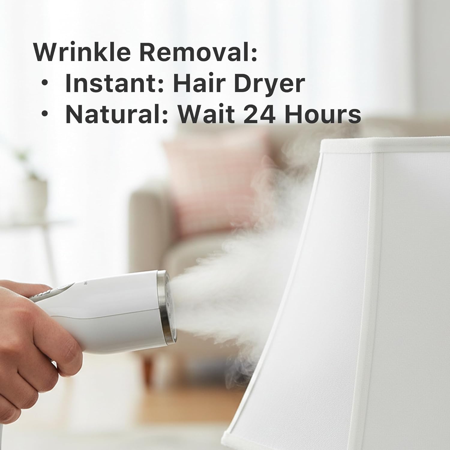 2-Pack White Square Cut Corner Lamp Shades, 6.5" Top × 13" Bottom × 10.6" Height, Spider Fitter – Medium Shade for Table Lamps, Foldable Bell Fabric Lampshade, Modern & Minimalist Home Decor.