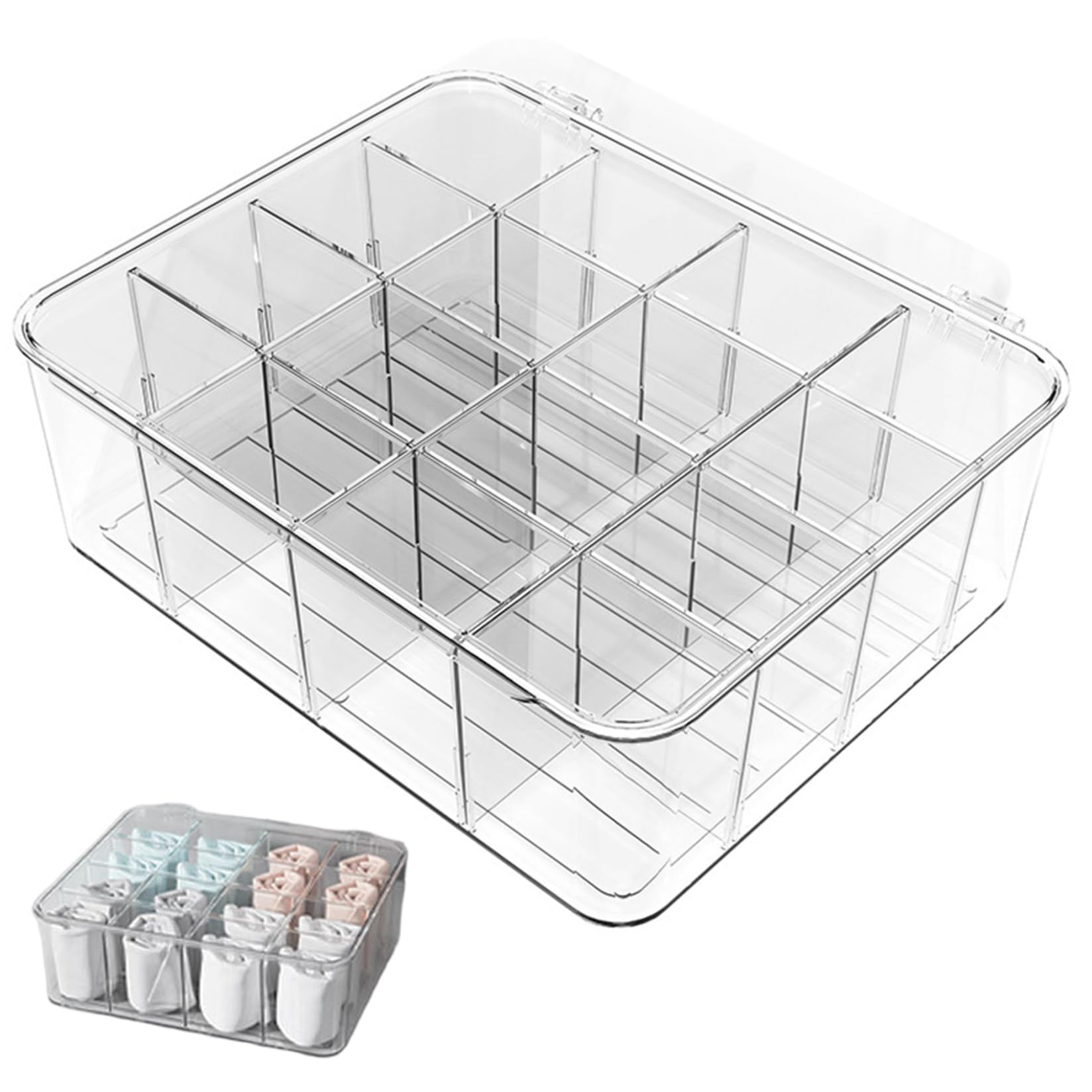 Organisateur de sous-vêtements pour tiroir de dressing et commode de chambre
