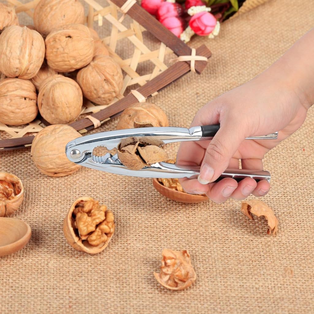 Walnut Nutcrackers with Picking Needle Multipurpose Nut Cracker Zinc Alloy Clip