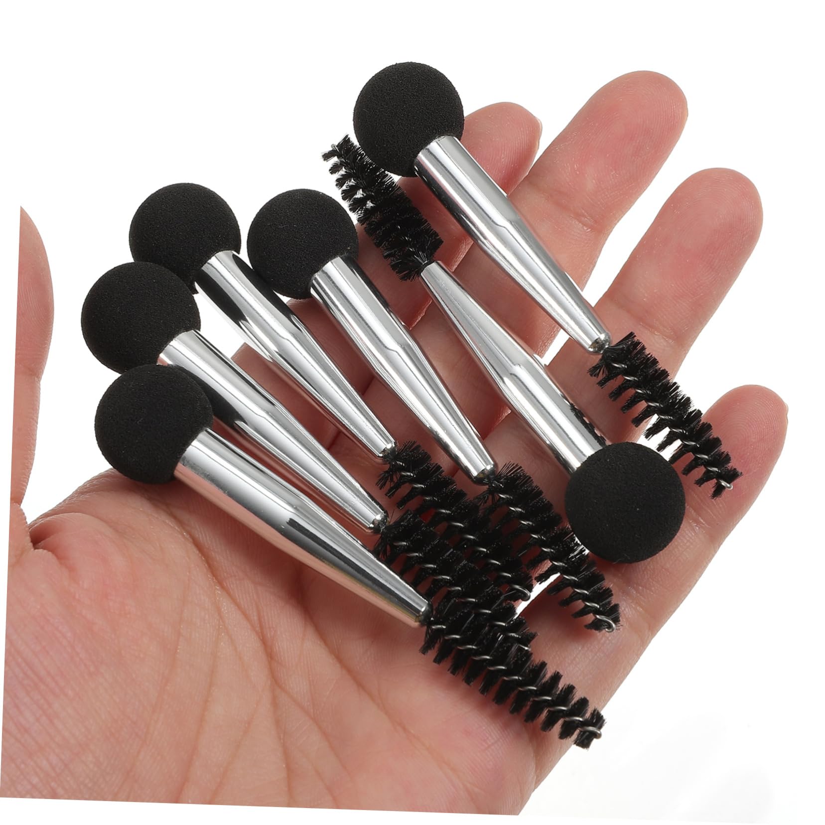 FRCOLOR 30 pennelli per sopracciglia double face, per trucco, per sopracciglia, rossetto e uova