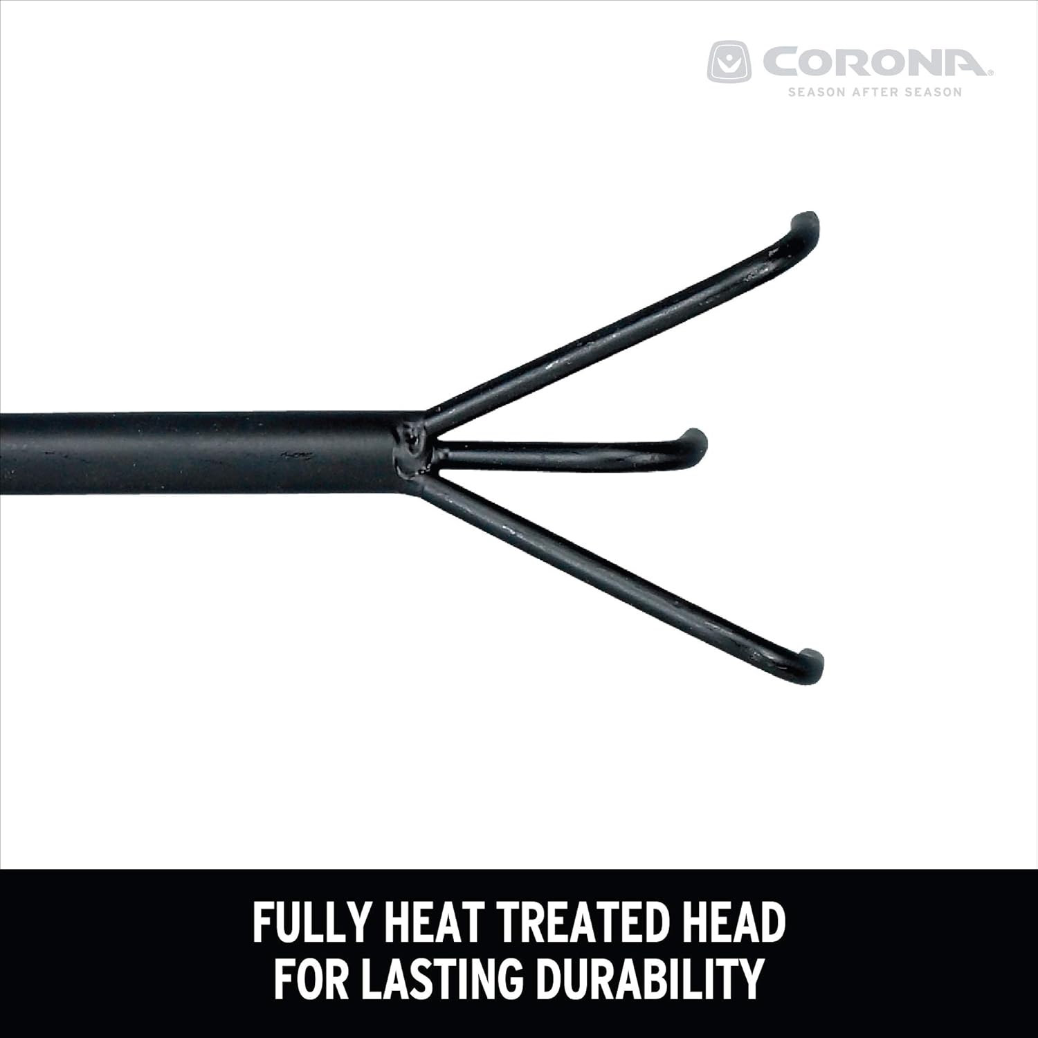 Corona Tools Extendable Handle 3-Tine Hoe for Raised Garden Beds – Adjustable 18"–32" Telescoping Garden Hoe